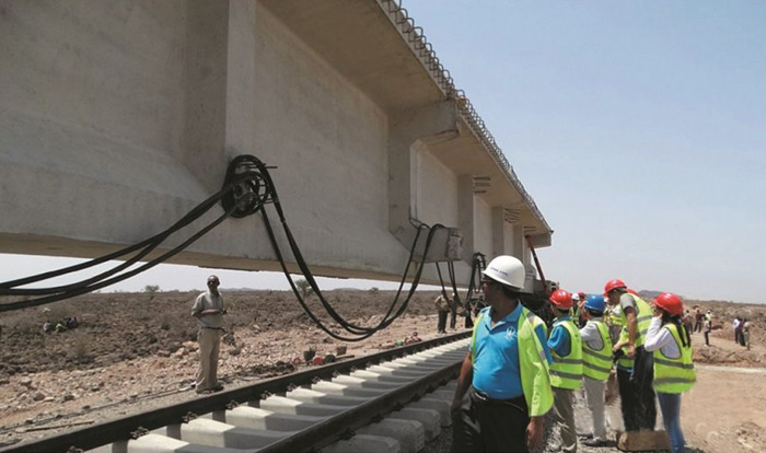  中國援建非洲鐵路