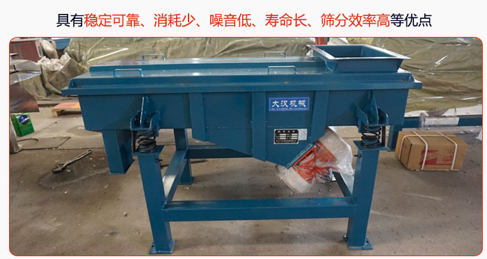 具有穩(wěn)定可靠、消耗少、噪音低、壽命長、振型穩(wěn)、篩分效率高等優(yōu)點