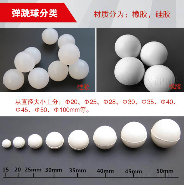 彈跳球由：硅膠于橡膠兩種材質。不同材質有不同的優(yōu)勢。